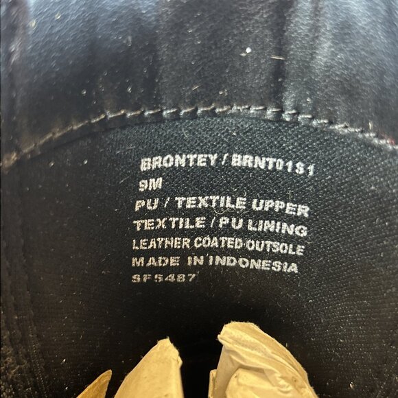 Steve Madden Ankle Boot Lug Sole Chunky Heel Brontey Chelsea BLK Women Sz 9 NEW - Picture 8 of 9